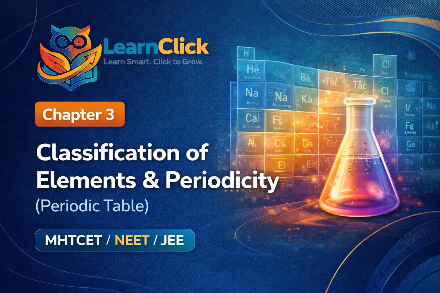 Chapter 3: Classification of Elements & Periodicity